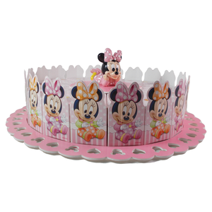 Bomboniera Minnie Astuccio DISNEY Portaconfetti Scatolina Torta 18 Fette R050600