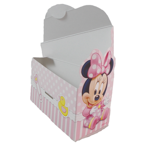 Bomboniera Minnie Astuccio DISNEY Portaconfetti Scatolina Torta 18 Fette R050600