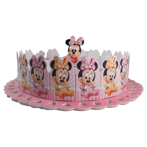 Bomboniera Minnie Astuccio DISNEY Portaconfetti Scatolina Torta 18 Fette R050600