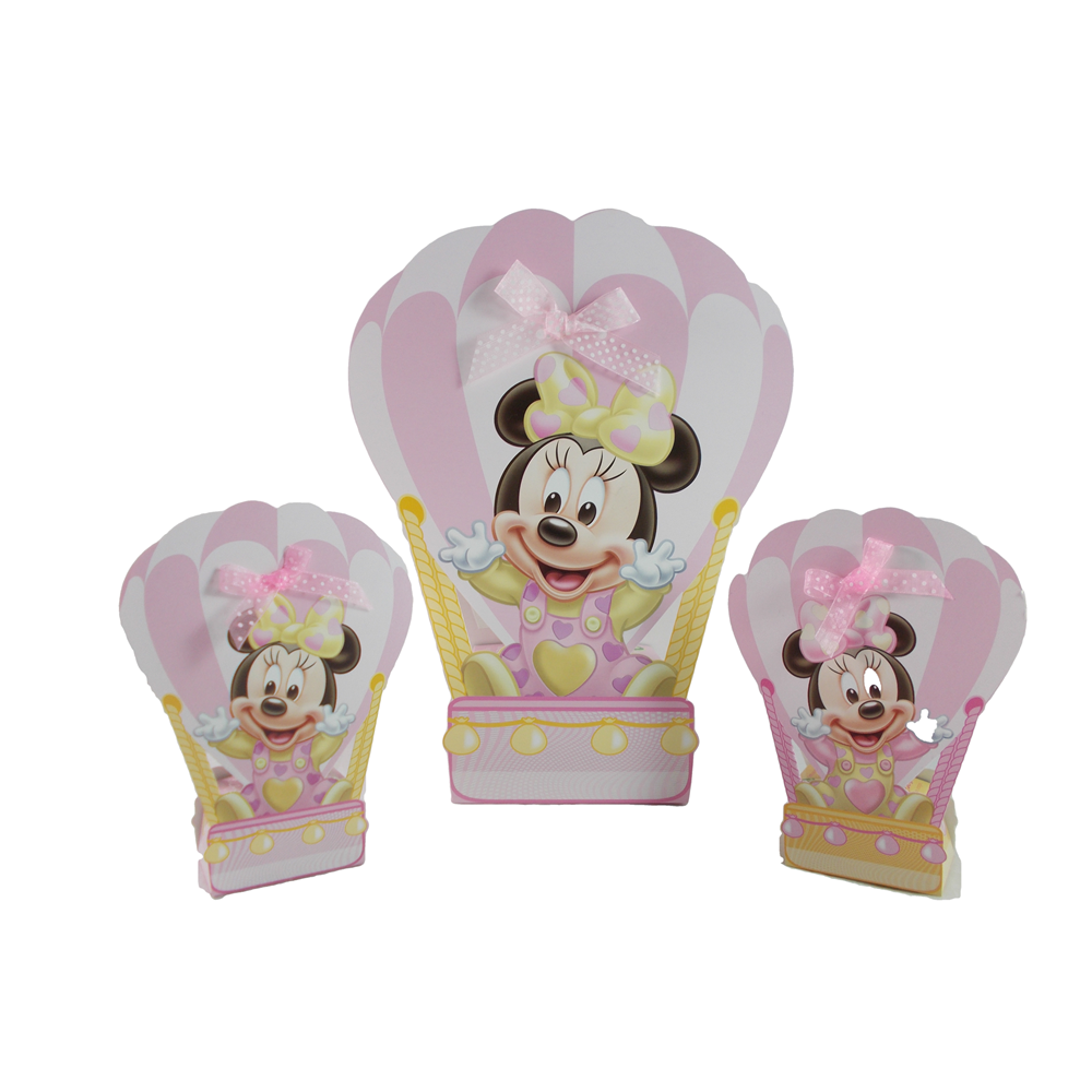 Bomboniera Minnie DISNEY 10 Pezzi Astuccioportaconfetti Mongolfiera Vuote