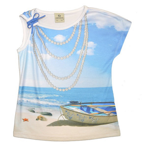 T-Shirt Maglietta Bambina Ragazza Mauli Birba Taglie 2/8 Anni - 24386