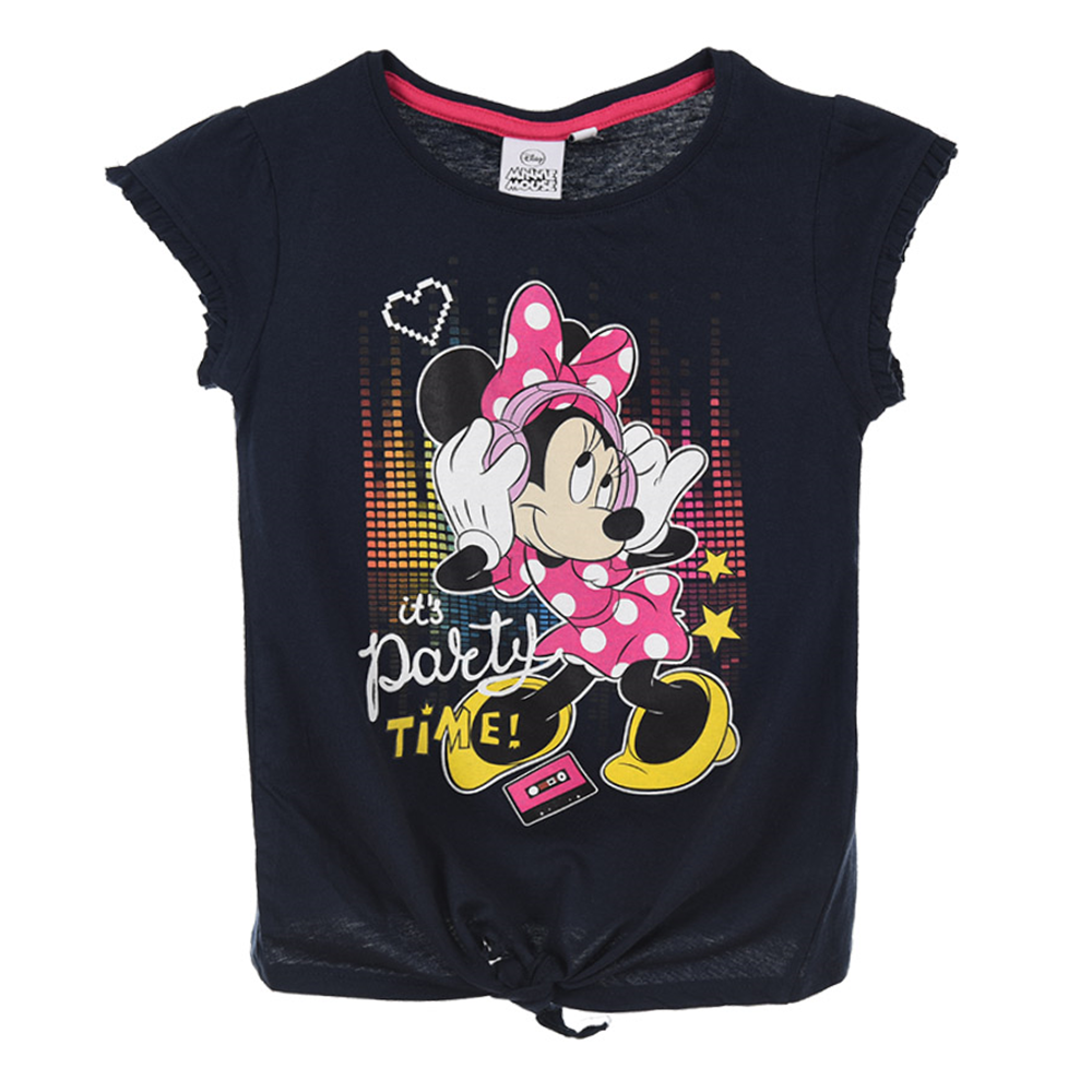 T-Shirt Maxi Maglietta Minnie DISNEY Bambina Ragazza Sun City 3/8 Anni - Qe1213blu