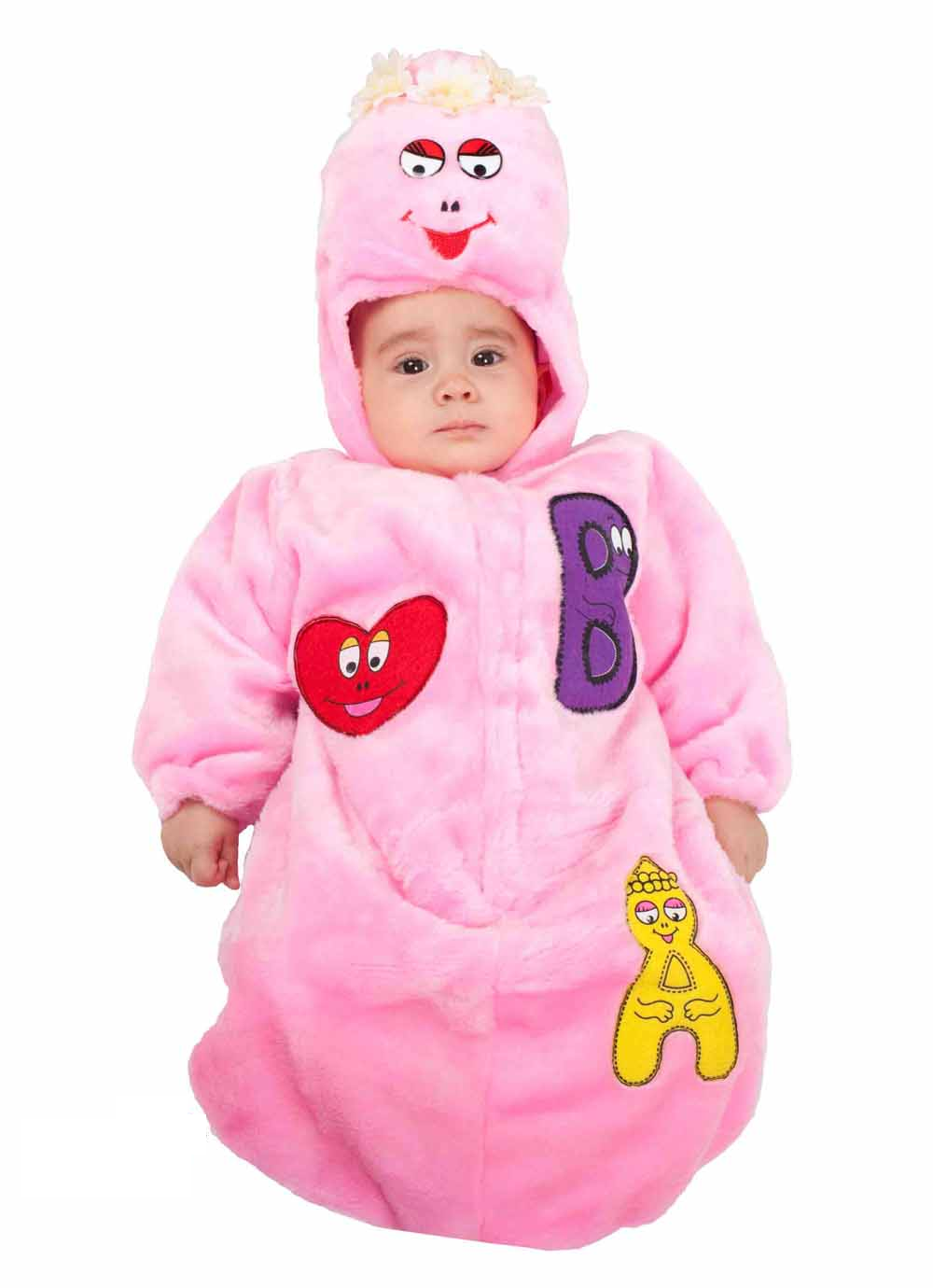 Vestito Carnevale Saccottina Barbolina Costume Travestimento Neonata - 3641