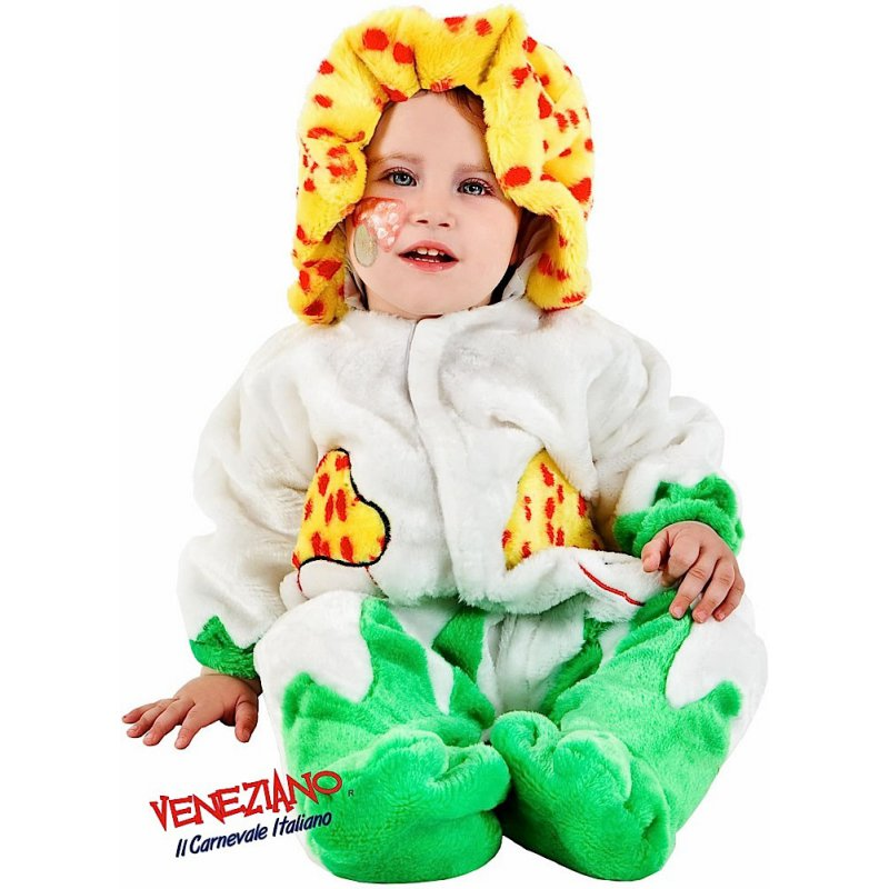 Vestito Carnevale Funghetto Costume Travestimento Neonato - 88087