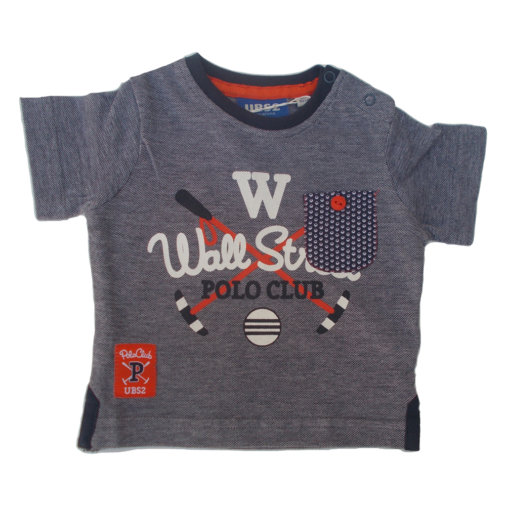 T-Shirt Bambino Neonato Ubs2 Taglie 3/24 Mesi - 9203