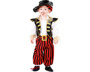Vestito Carnevale Pirata Dei Caraibi Costume Travestimento Bambino - 2926