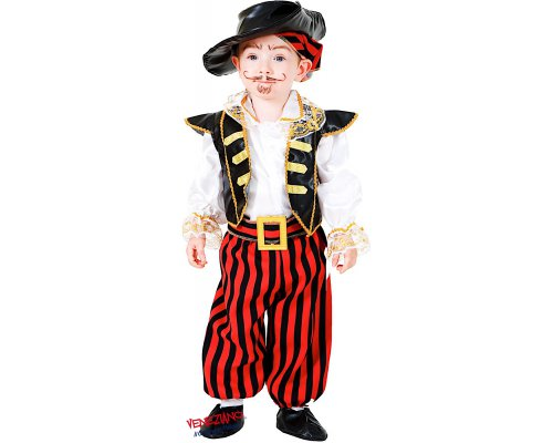 Vestito Carnevale Pirata Dei Caraibi Costume Travestimento Bambino - 2926