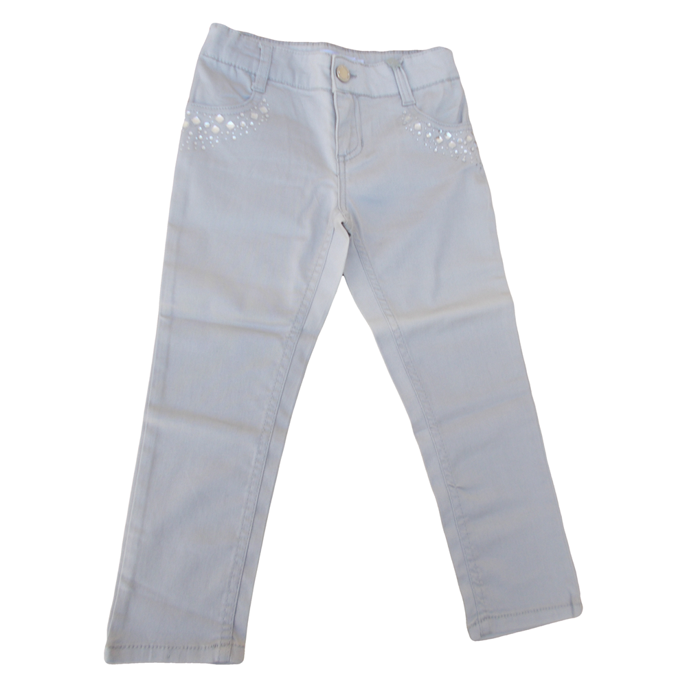 Pantalone Bambina Bianco Daddato Anni 4 - 11127/4a
