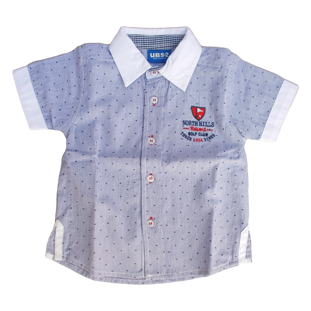 Camicia Bambino Neonato Ubs2 Taglie 3/24mesi- 0901