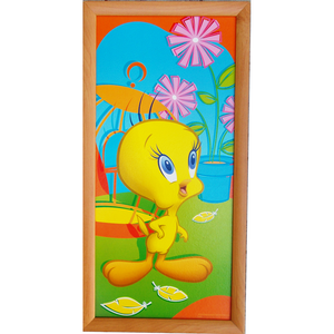 Quadro Titty Looney Tunes Cornice Mdf Cm. 52x26 - 10033675