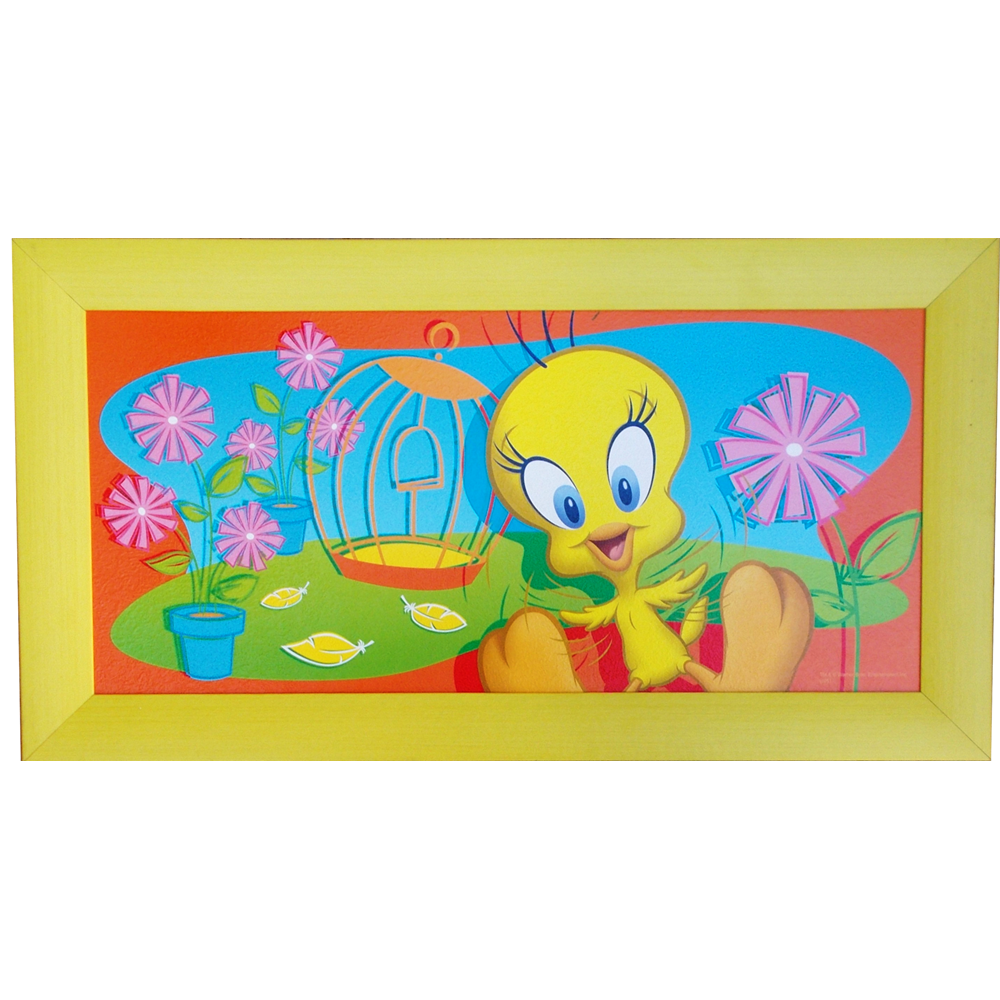 Quadro Titty Looney Tunes Cornice Mdf Cm. 56x30 - 10033673