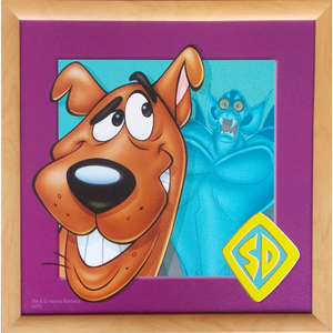 Quadro Scooby-Doo Looney Tunes Cornice Mdf Cm. 36x36 - 10033667