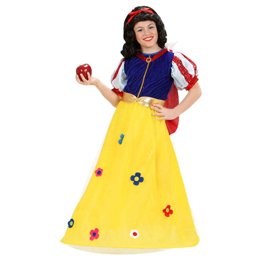 Costume Vestito Abito Travestimento Carnevale Bambina Principessa Delle Favole