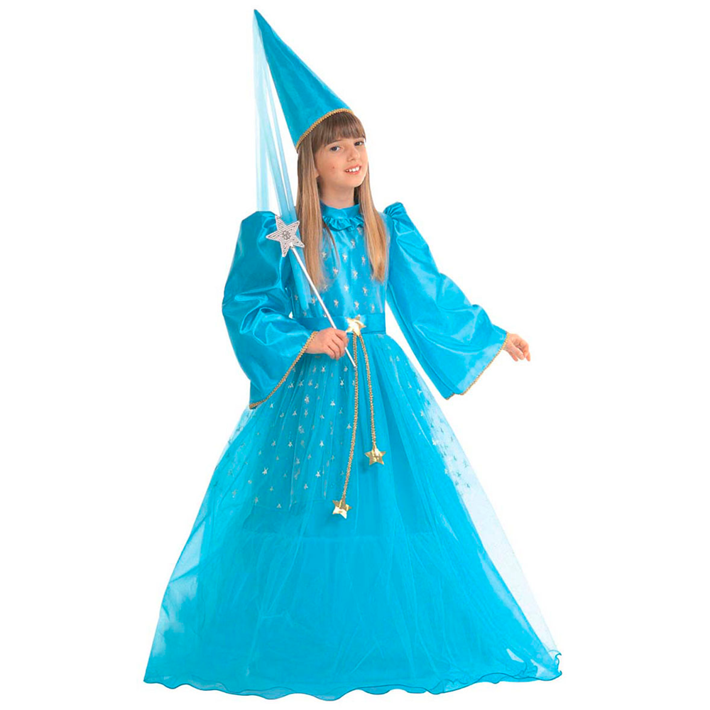 Costume Fatina Magica Travestimento Carnevale Cosplay Fata Madrina Feste a Tema -3896