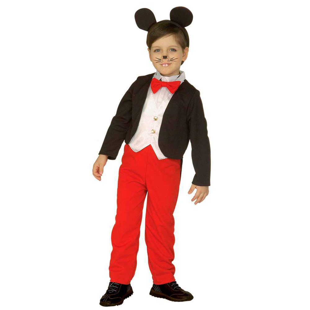 Costume Vestito Abito Travestimento Carnevale Bambino Topino -