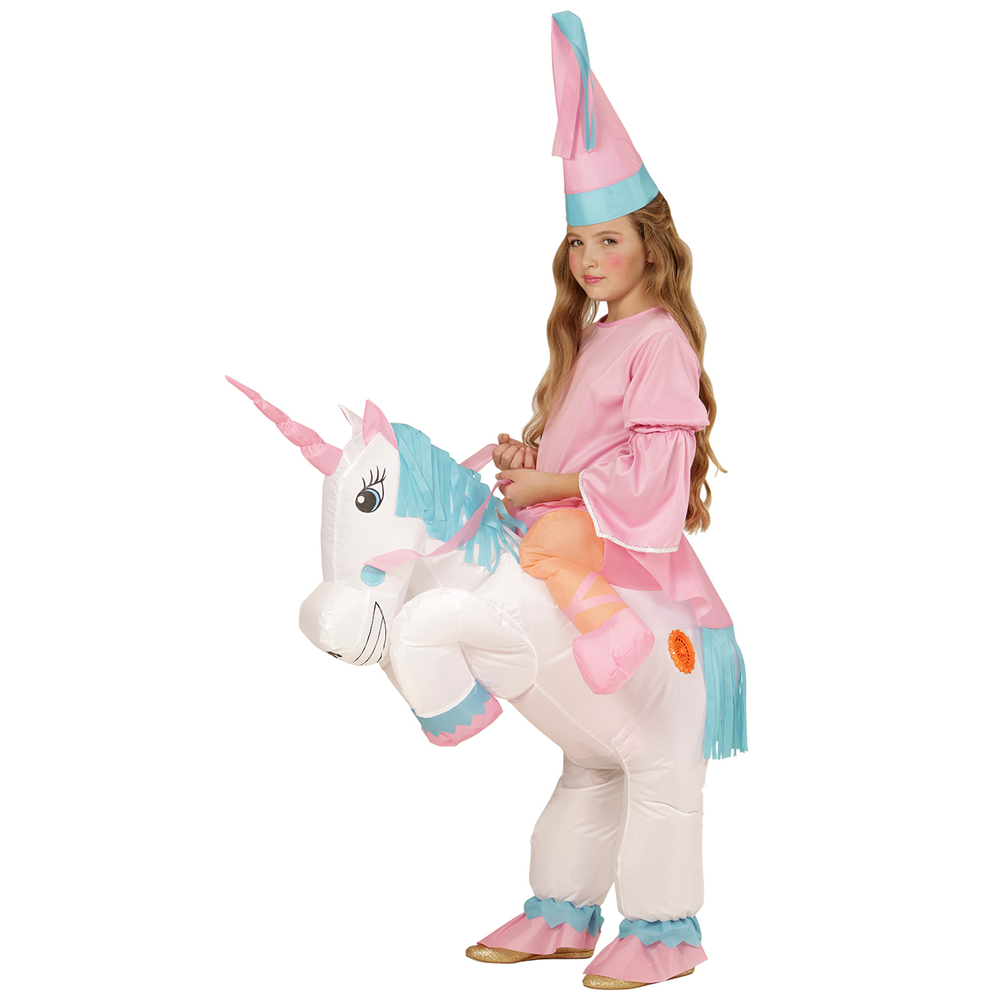 Costume Vestito Abito Travestimento Carnevale Bambina Unicorno-