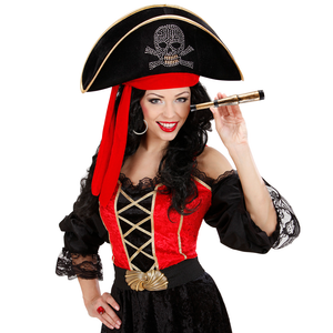 Accessori Pirata Uncino Benda Cannocchiale per Abito Vestito Travestimento Carnevale Bambino