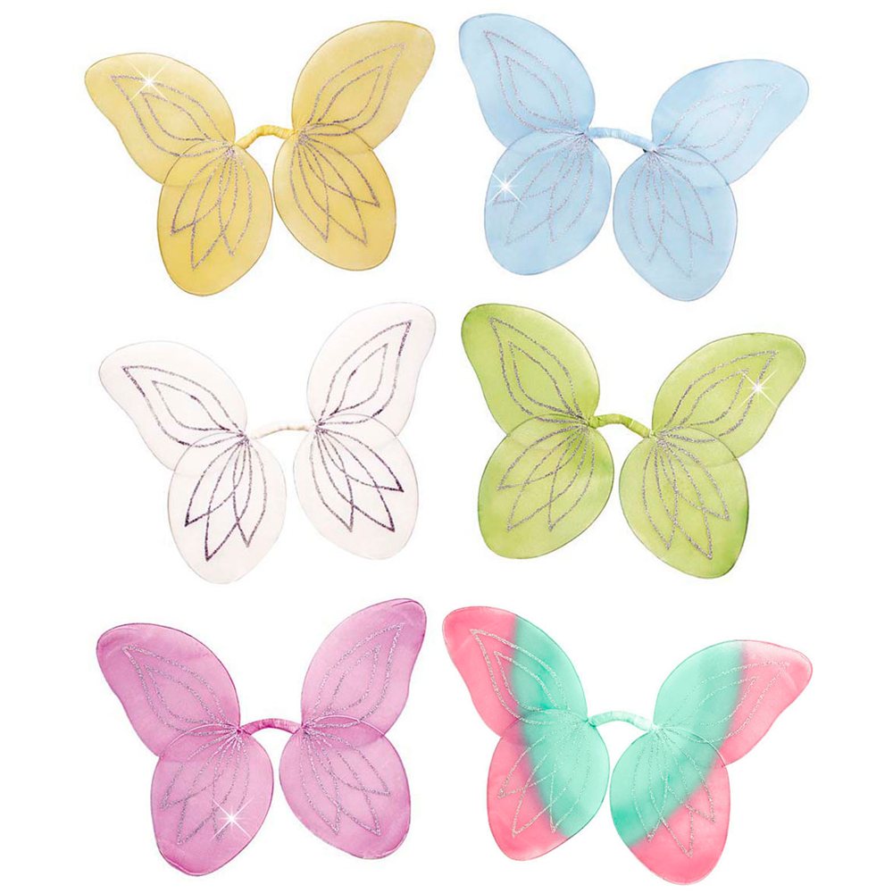 Ali Fatina Glitter Modellabili Assortite in Vari Colori Pastello per Vestito Carnevale Bambina
