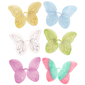 Ali Fatina Glitter Modellabili Assortite in Vari Colori Pastello per Vestito Carnevale Bambina
