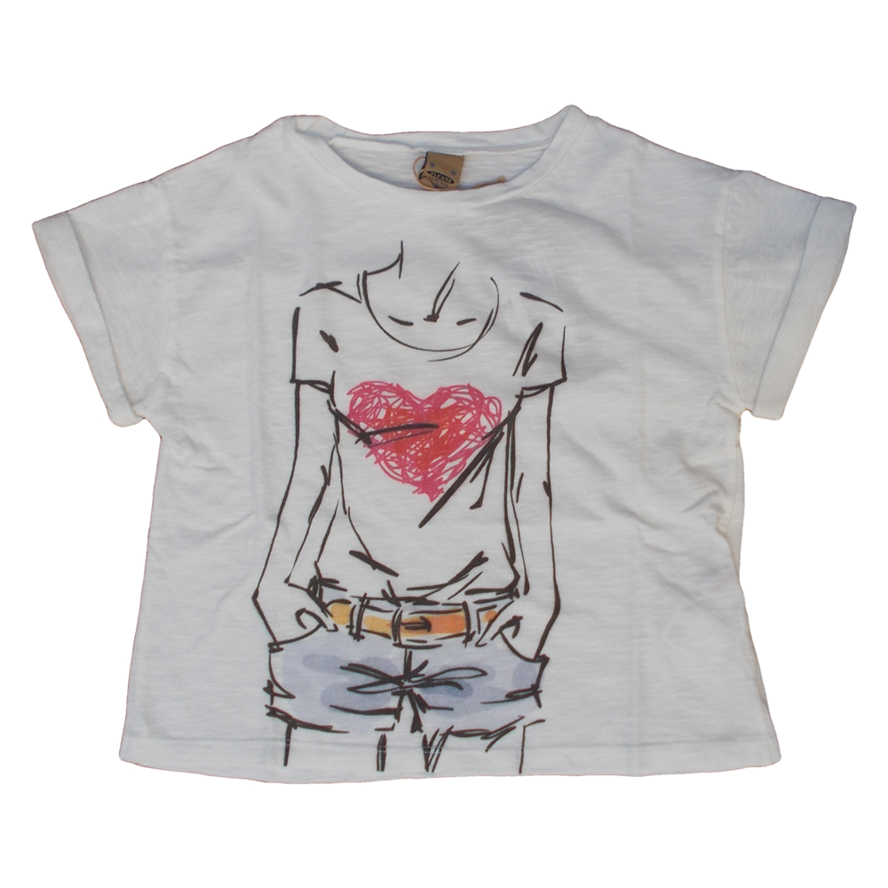 T-Shirt Please Maglietta Bambina Baby Taglie 4/10 Anni - Mb75030g06/p