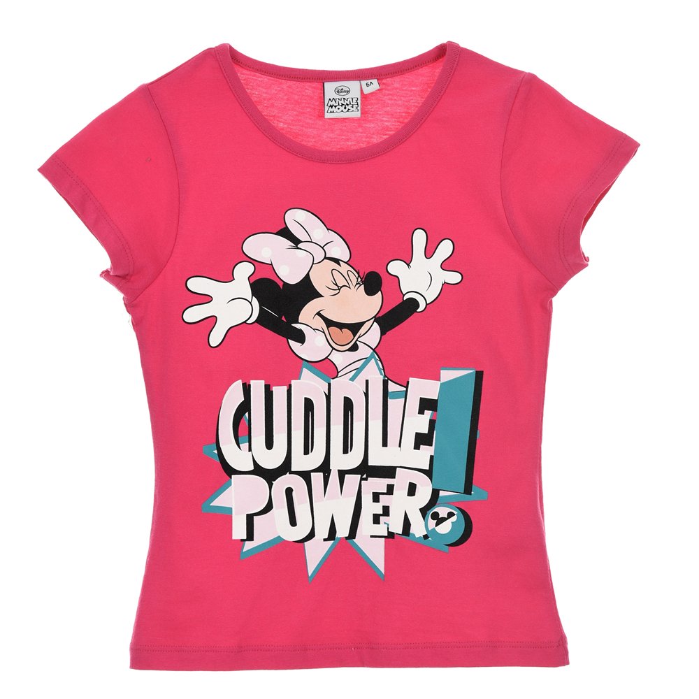 T-Shirt Maglietta Minnie DISNEY Bambina Ragazza 3/8 Anni - Er1398fuxia
