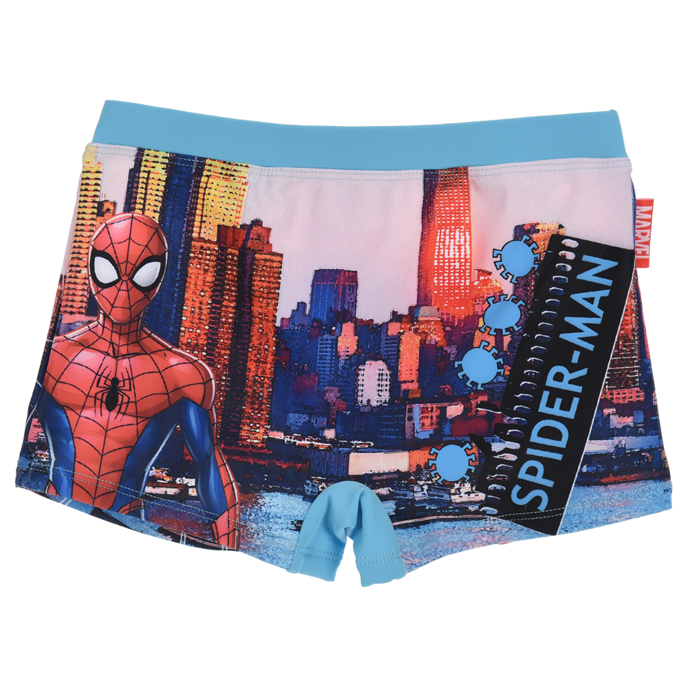 Costume Mare Spiderman MARVEL Parigamba Pantaloncino Bambino Taglie 3/8 Anni - Er1895celeste
