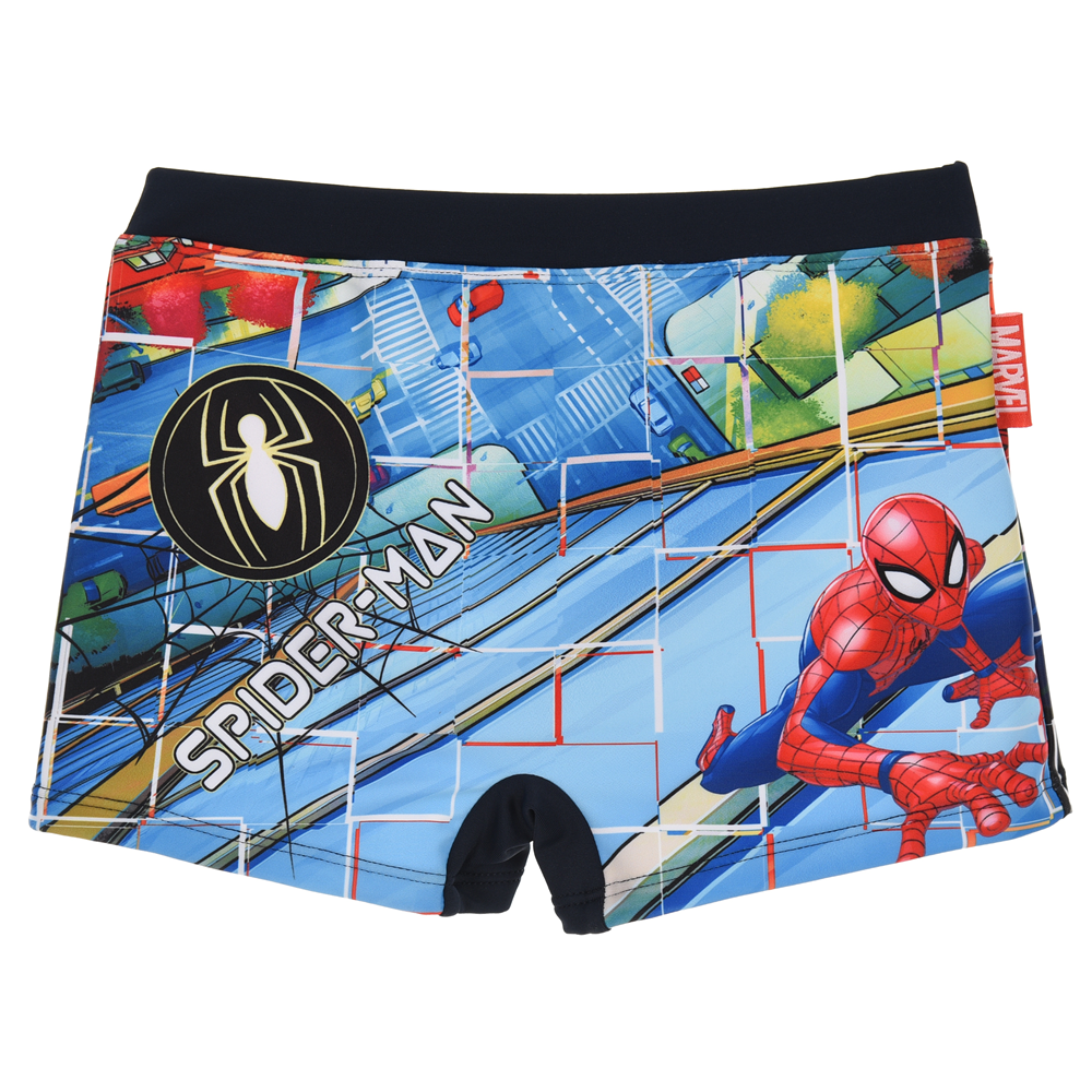 Costume Mare Spiderman MARVEL Parigamba Pantaloncino Bambino Taglie 3/8 Anni - Er1895blu