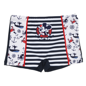 Costume Mare Topolino Mickey Mouse DISNEY Parigamba Pantaloncino Bambino Taglie 3/8 Anni - Er1962blu