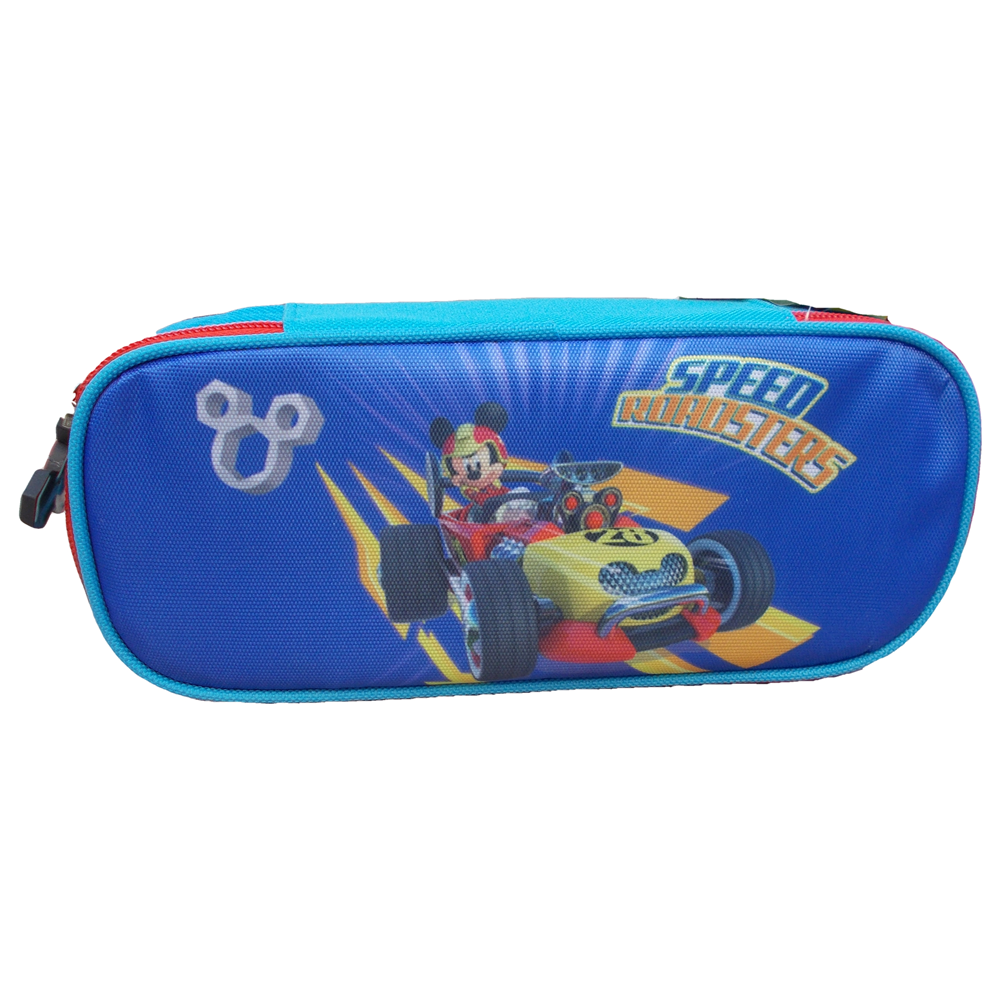 Tombolino Astuccio Topolino Mickey Mouse DISNEY Portacolori 1 Cerniera 2 Scomparti - Mic0243