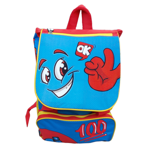 Zaino Faccine Estensibile Borsa Scuola Elementare Cm. 40x29x28 - Cj0001b