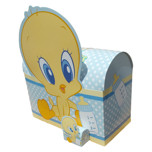 Bomboniera DISNEY Titty Celeste a Baule Looney Tunes Cm. 7x9x3.5
