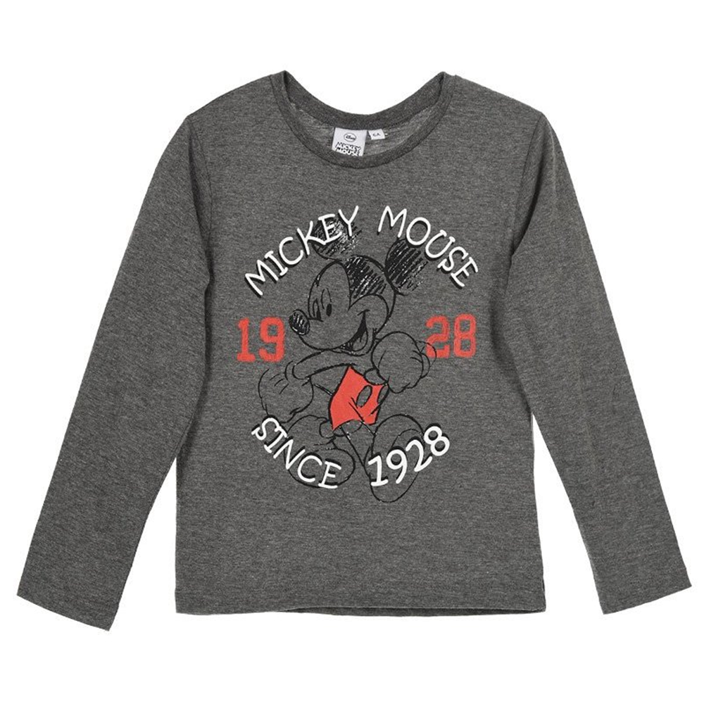 T-Shirt Topolino Bambino Maglietta Sun City Taglie 3/8 Anni - Rh1303grigio