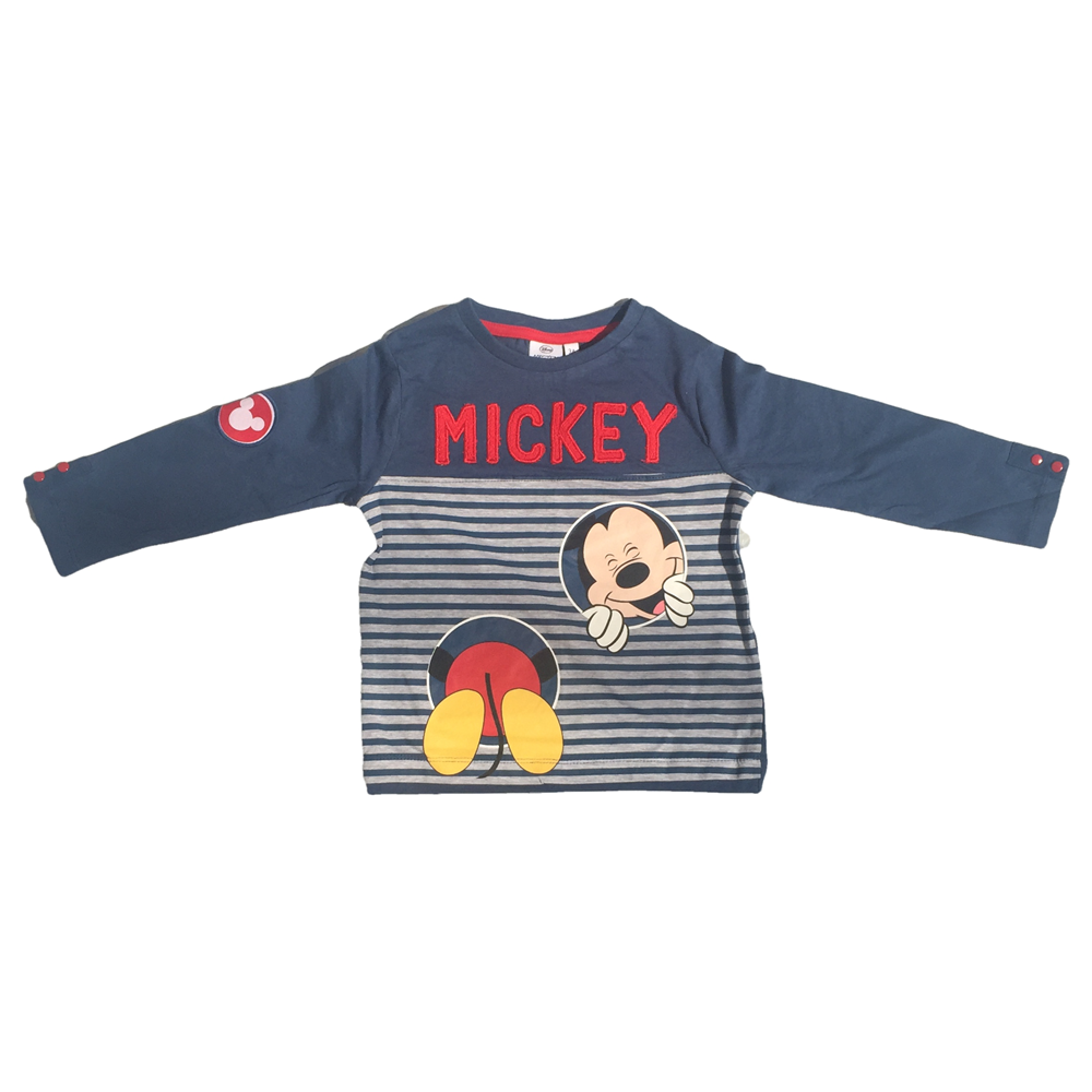 T-Shirt Topolino DISNEY Bambino Maglietta Sun City Taglie 3/8 Anni - Rh1307blu