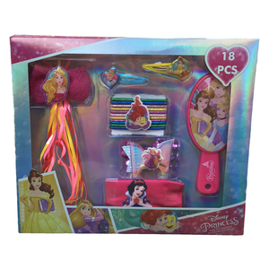 Accessori Capelli Principesse DISNEY 18 Pezzi Confezione Regalo - Wd20084