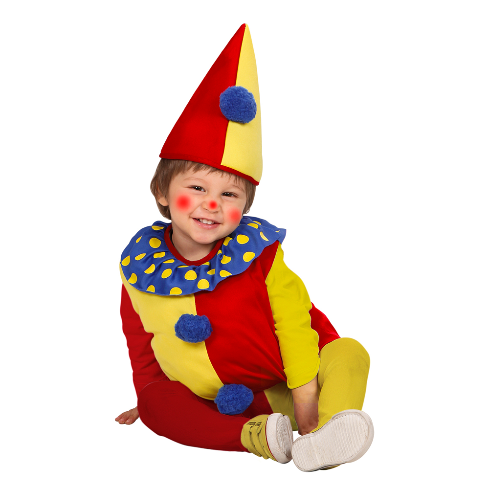 Costume Vestito Abito Travestimento Carnevale Halloween Cosplay Bambina Pagliaccio - 1900c