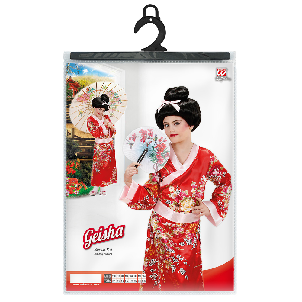 Costume Vestito Abito Travestimento Carnevale Halloween Cosplay Bambina Giapponese - 7653