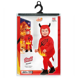 Costume Vestito Abito Travestimento Carnevale Bambino Diavoletto Devil - 1897t