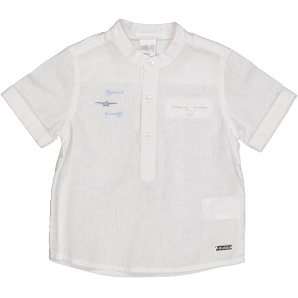 Camicia Manica Corta Bambino Neonato Mauli Birba Taglie 18/30 Mesi - 60014.00.11a