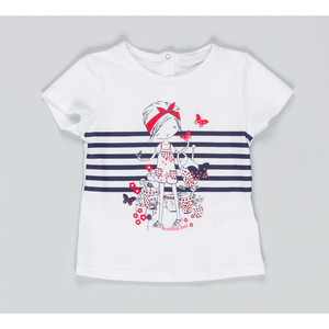 T-Shirt Maglietta Meilisa Bai Neonata Bambina Newborn Taglie 9/36 Mesi - Fl1971