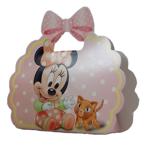 Bomboniere DISNEY Astuccio Scatoline Portaconfetti Minnie Cm. 10x11x3