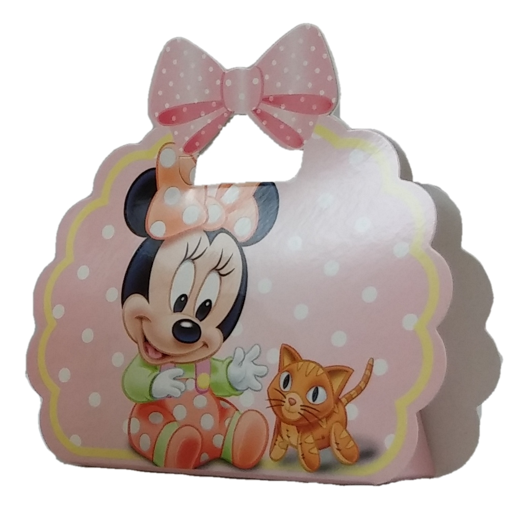 Bomboniere DISNEY Astuccio Scatoline Portaconfetti Minnie Cm. 10x11x3