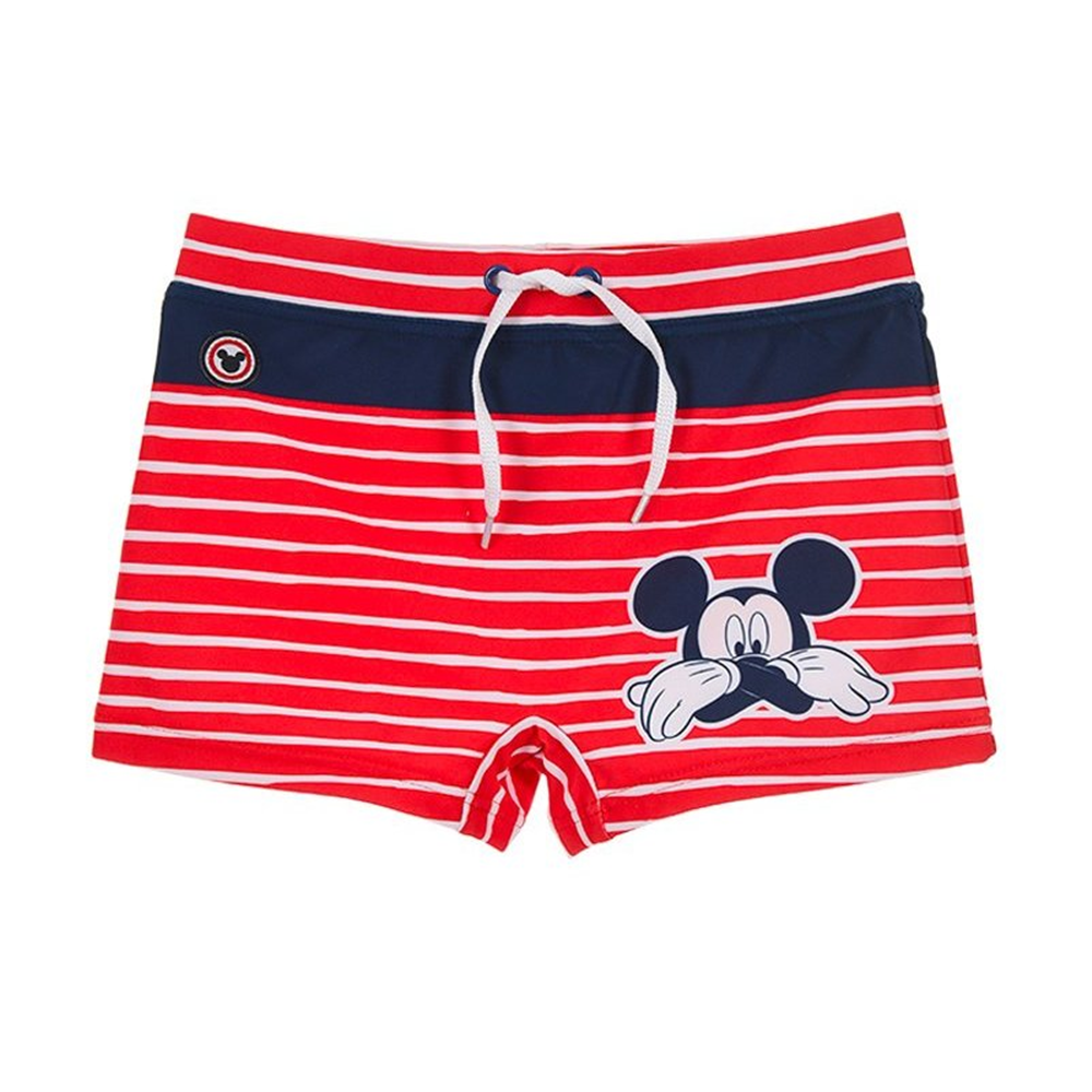 Costume Mare Topolino Mickey Mouse DISNEY Parigamba Pantaloncino Bambino Taglie 3/8 Anni - Se1708rosso