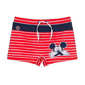 Costume Mare Topolino Mickey Mouse DISNEY Parigamba Pantaloncino Bambino Taglie 3/8 Anni - Se1708rosso