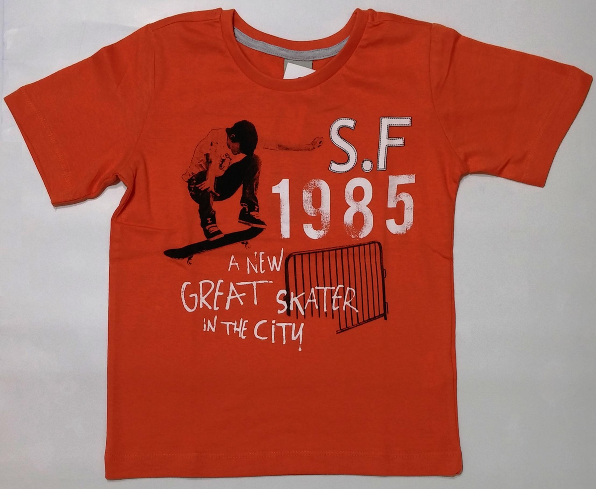 T-Shirt Arancio Mauli Birba Maschietto 3/8 Anni - 64473-01/p Arancio
