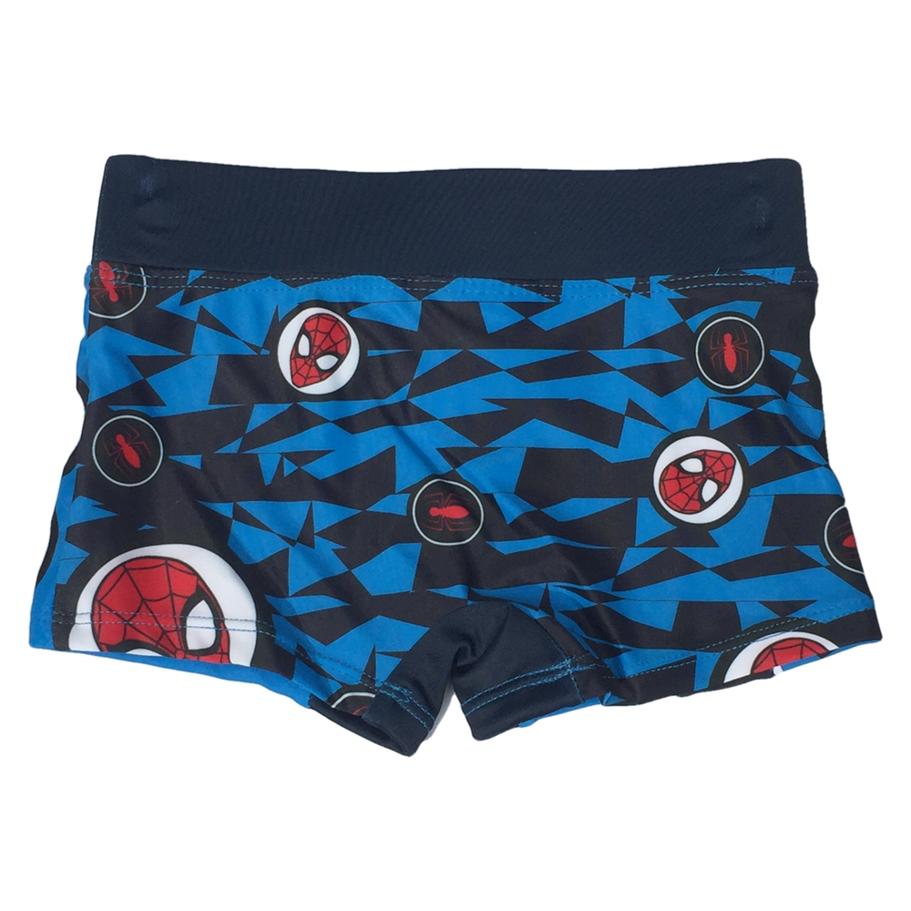 Costume Mare Spiderman Uomo Ragno MARVEL Parigamba Pantaloncino Bambino Taglie 3/8 Anni - Se1711celeste