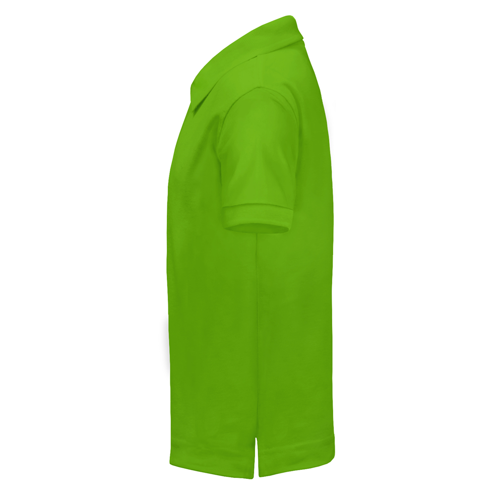 Polo T-Shirt Maglietta Divisa Scolastica Verde Lime Maniche Corte Taglie da 1 a 14 Anni
