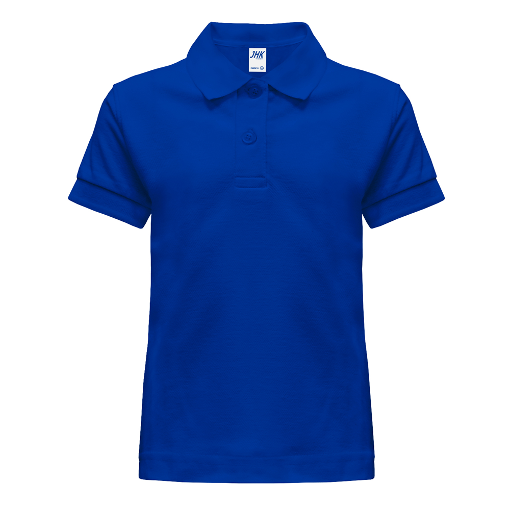 Polo T-Shirt Maglietta Divisa Scolastica  Blu Royal Maniche Corte Taglie da 1 a 14 Anni