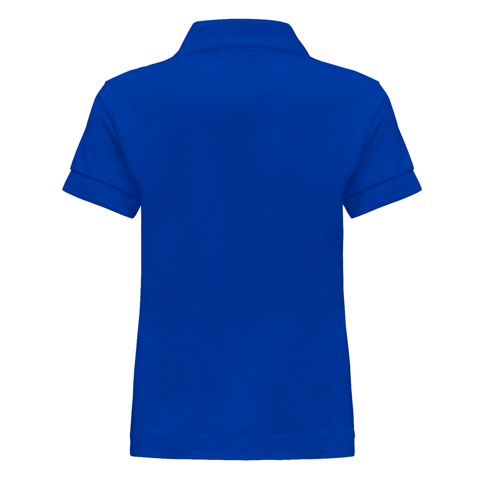 Polo T-Shirt Maglietta Divisa Scolastica  Blu Royal Maniche Corte Taglie da 1 a 14 Anni