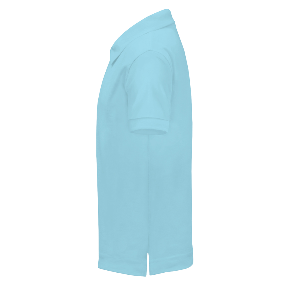 Polo T-Shirt Maglietta Divisa Scolastica Celeste Sky Maniche Corte Taglie da 1 a 14 Anni