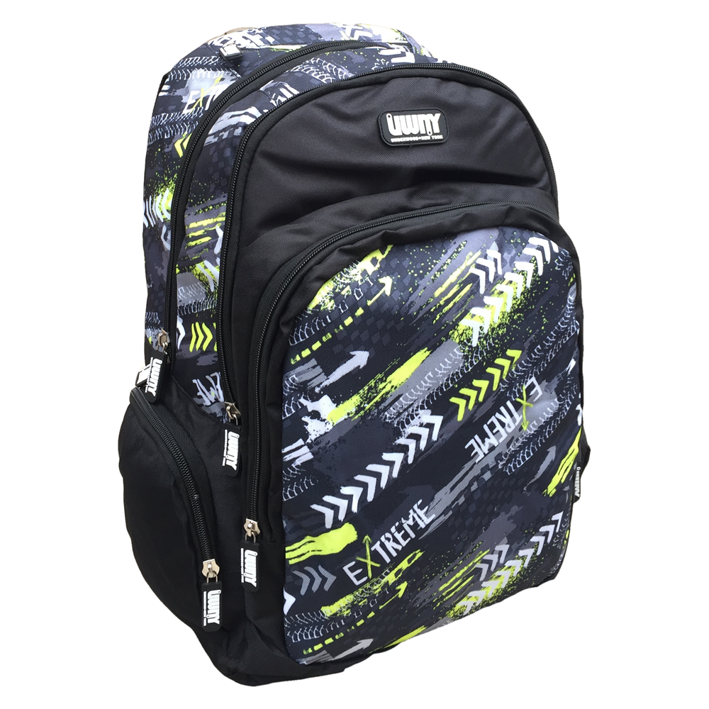 Zaino Round Underwood New York 5 Tasche Borsa Americano Scuola Viaggio Tempo Libero - Ex0051d